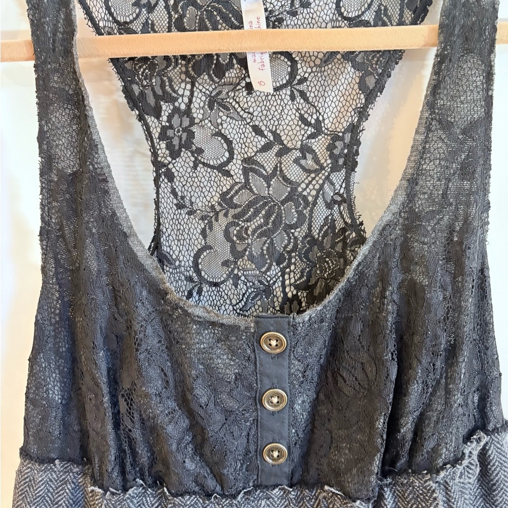 Free People Black Lace Dress - Picture 2 of 8